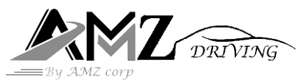 Logo AMZ DRIVING - Service de VTC premium électrique à Bordeaux